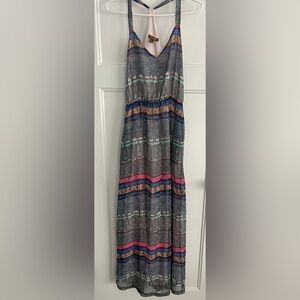 Hive & Honey Multicolor Striped Maxi Dress